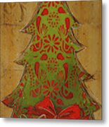 Christmas Tree I Metal Print