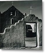 Church, Taos Pueblo, New Mexico, 1941 Metal Print