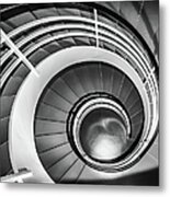 Circular Stairway Metal Print
