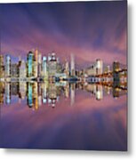 City Of Blinding Lights Metal Print