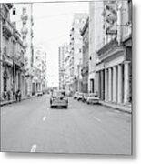 City Street, Havana Metal Print
