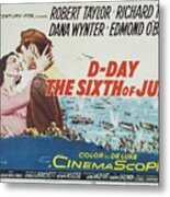 Classic Movie Poster - D-day The Sixth Of June Metal Print