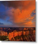 Clearing Storm Cape Royal North Rim Grand Canyon Np Arizona Metal Print