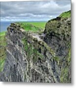 Cliff At Cliffs Of Moher Metal Print