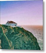 Cliff Light Metal Print