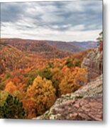 Cliff Of Color Metal Print