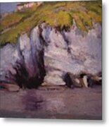 Cliffs At Pismo Beach California Metal Print