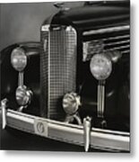 Close-up Front End 1938 Cadillac Lasalle Metal Print