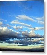 Cloudy Metal Print