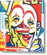 Clown In Pieces Metal Poster