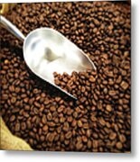 Coffee Beans For Sale Metal Print