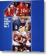 College Football Sports Illustrated Cover Metal Print