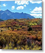 Colorado Painted Landscape Panorama Pt2 Metal Print