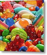 Colorful Candy Metal Print