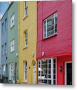 Colourful Houses Godfrey Street Chelsea Metal Print