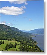 Columbia River Gorge From Cape Horn Metal Print