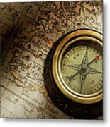 Compass Metal Print