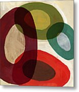 Composition With Ovals Metal Print