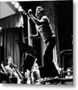 Conductor Leonard Bernstein Metal Print
