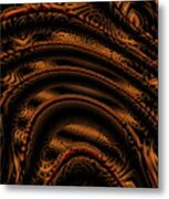Contours Of Form Abstract Art Metal Print