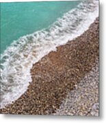 Cote D'azur Shoreline Metal Print