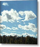 Country Atumn Curves 9 Metal Print