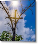 Cross From The Heavens Metal Print