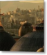Crosses And Domes In The Holy City Of Metal Print