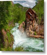 Crystal Mill In The Summer Metal Print