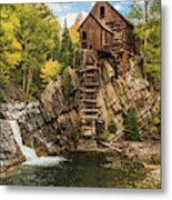 Crystal Mill Metal Print