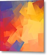 Cubism Abstract 199 Metal Print