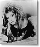 Cyndi Lauper Metal Print