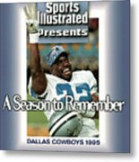 Dallas Cowboys Emmitt Smith, Super Bowl Xxx Sports Illustrated Cover Metal Print
