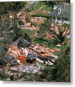 Damage Left By Hurricane Camille Metal Print