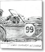 Dan Gurney Racing Ac Cobra 289 Metal Print