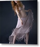 Dancing Redhead Metal Print