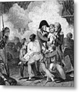 Death Of Nelson On Board Hms Victory Metal Print