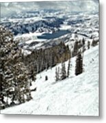 Deer Valley Views From The Bumps Metal Print