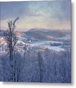 Fraser's Ridge In Winter Metal Print