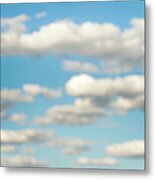 Defocused Clouds Metal Print