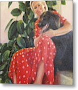 Diane And Cinder Metal Print