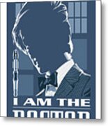 Doctor Who And The Tardis Metal Print