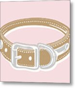 Dog Collar Metal Print