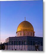 Dome Of The Rock Islamic Mosque Temple Metal Print