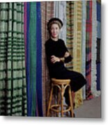 Dorothy Liebes In Her Studio Metal Print