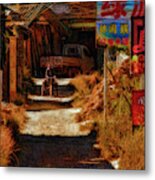 Down The Hill In China Metal Print