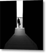 Down The Stairs Metal Print