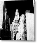 Downtown Tight Spaces In Manhattan Metal Print