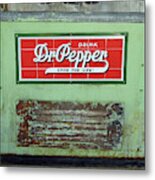 Dr Pepper Cooler Metal Print