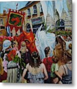 Dragons Glastonbury Event Metal Print